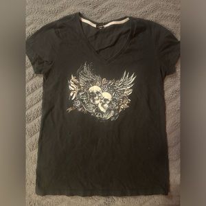Harley Davidson womens v neck t shirt